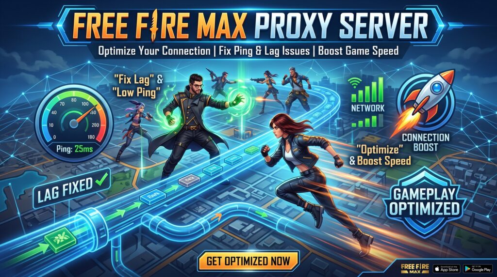 Free Fire Max Proxy Server – Optimize, Fix Lag & Boost Speed