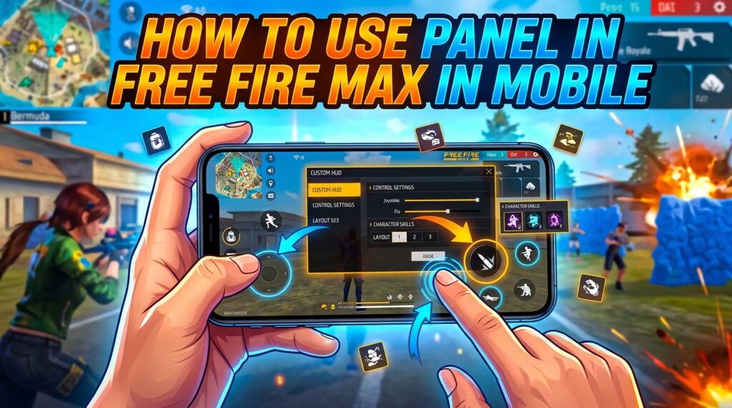 How To Use Panel In Free Fire Max In Mobile